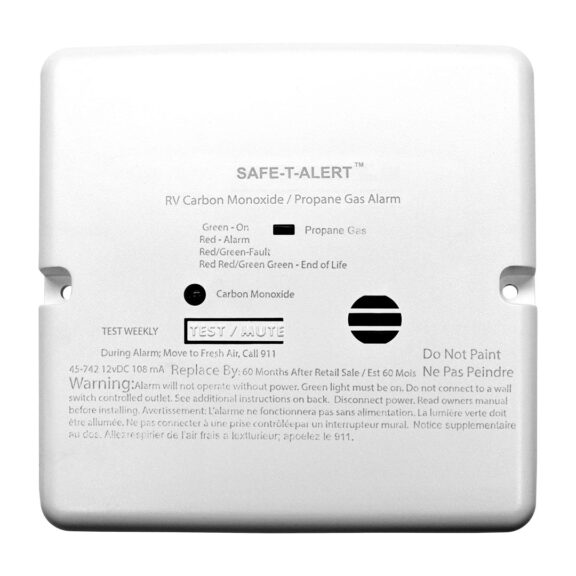 45 Series Flush Mount Dual CO/LP Alarm