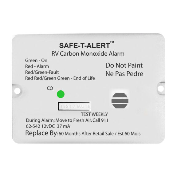 62 Series Flush Mount Carbon Monoxide Alarm